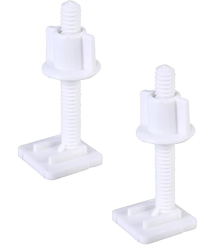 Lasuroa 2-Pack Toilet Seat Screws And Bolts Replacement Kit – No-Slip Quick-Release Hardware, Stainless Steel & Plastic, Fits Kohler 1133024 And Similar Seats