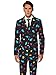 Produktbild Suitmeister Faschingskostüme für Herren - Mit Jackett, Hose und Krawatte mit Festlichen Print, Videogame XL