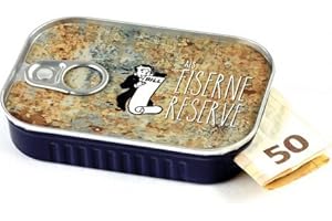 ‎SCHERZBOUTIQUE Scherzboutique Sardine Tin for Cash Gifts | Includes Sticker for Individual Message | Ideal for Weddings, Confirmation, Youth Confirmation, Moving or as Money Voucher | Made by Scherzboutique