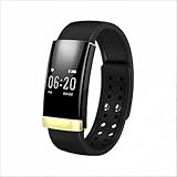 Lemumu NUODO MS01 Men's Frau Schickes Armband/Smar twatch/Bluetooth IP67 Herzfrequenz schlafen Monitor Schrittzähler WristbandClock achten Sie auf Ios Android, Orange