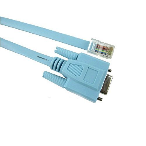 Sourcingmap RS232 DB9 zu RJ45 Cat5-Ethernet-Router Netzwerk Adapter Kabel - 4