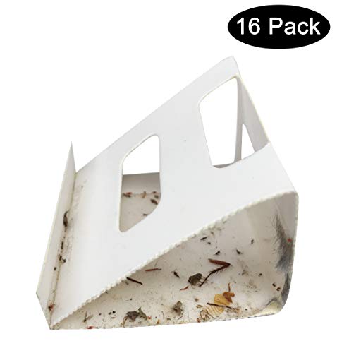 Plai 16 trampas para araña, Insectos y Hormigas de Escarabajo, para cucarachas, Listas para Usar, seguras para niños y Mascotas, 8 Hojas x 2 trampas Cada una, Total 16 trampas