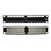 Produktbild I-CHOOSE LIMITED 10" 12 Port CAT6-Patchfeld / CAT5e Rückwärts Kompatibel/Zur Verwendung mit Kleinen 4U und 8U SOHO Schränken
