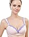 HOOH® Women's Soft Cup Nursing Maternity Bra (36B, Pink)