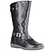 Produktbild Waldläufer Hoja 533904-001 - Damenschuhe bequeme Stiefel-Stiefeletten, Schwarz, Leder (Starbuk) 