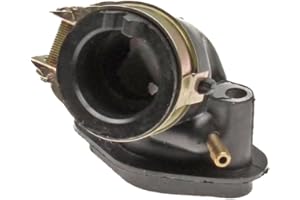 STREETPARTS24 Ansaugstutzen passend für Kymco Agility, Peugeot Kisbee, Speedfight 3 4, Rex RS 450 50 4T – Verbindung zwischen Vergaser & Kurbelgehäuse