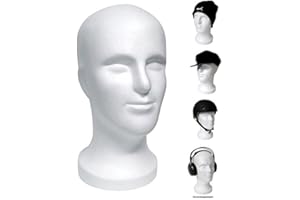 ‎FP FP Styroporkopf SAM - ca. 33 cm - TOP Markenqualität aus deutscher Herstellung (weiss)