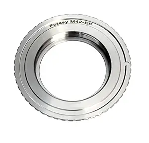 Fotasy CAM42 M42 42mm Screw Mount Lens to Canon EOS EF Mount Digital Camera Adapter Ring