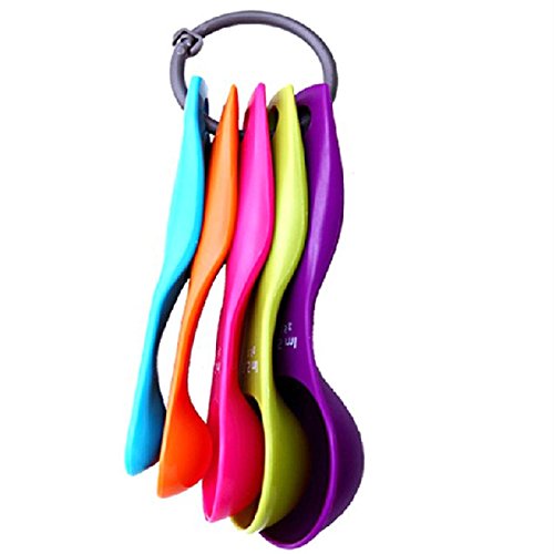 JUNGEN Kunststoff Messlöffel Set Colourworks Fünfteiliges Messlöffel Set 5 stk - 7