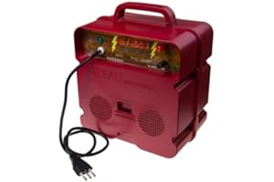 GEMI ELETTRONICA Recinto Elettrico Elettrificatore 220 V per Uso Professionale da 8 J e 15000 V recinti elettrici Recinzione da pascolo elettrificate per cinghiali Cervi caprioli Volpi Cavallo Mucca Pecore