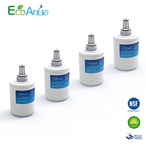 4x EcoAqua EFF 6011A Kompatibel Samsung RS21DLMR Wasserfilterpatrone