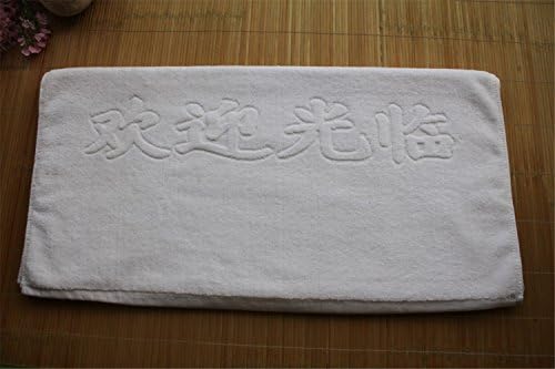 GKRY 100% Egyptian Cotton/Super Soft and Highly Absorbent/Machine Washable/Absorbent and Quick Dry Face Cloth/Microfiber ExtraPure Cotton White Towels absorbent a 35x75cm, white