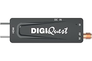 Digiquest Decoder Digitale Terrestre, XO Stick, DVB-T2, Nero