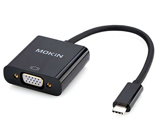 Mokin USB-C Typ C zu VGA Adapter Kabel unterstützt 1080p Auflösung