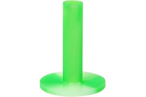 Faderr Lot de 3 tees de golf en caoutchouc pour tees de golf - Support incassable coloré - Accessoire de rechange pour tapis de golf - Vert, Taille unique