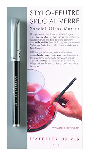 France Acheter L'Atelier du Vin 095224-7 Spécial Verre Stylo Feutre Argent