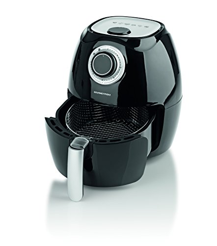 Gourmetmaxx Heiluft Fritteuse 22l 1350w Schwarz Wei Whlbar Airfryer Fritteuse Ohne L Fr Fettarmes Grillen Backen Oder Garren