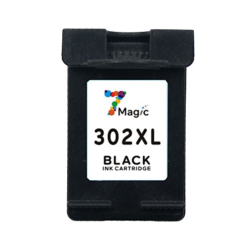 7Magic Remanufactured Druckerpatronen Ersatz für HP 302 XL Multipack Tintenpatronen Kompatibel mit HP Deskjet 1110 2130 3630 3632 3633 3634 3636 3638, HP Officejet 3830 3831 3832 3834 4650 4654 4655 4658, HP Envy 4520 4522 4524 4525 4527 4528 Drucker (1 Schwarz + 1 Farbe, 2-Pack) - 4