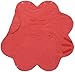 Wallaboo Baby Blanket Fleur, Supersoft 100% Cotton, For Pram, Moses Basket or Crib and Travel, Poppy Red