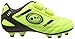Optimum Unisex Junior Tribal Velcro Moulded Rugby / Football Boots, Fluro Yellow/Black, 9