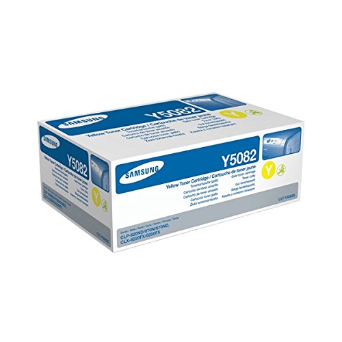Samsung CLT-Y5082S/ELS Original Toner (Kompatibel mit: CLP-620/CLP-670/CLX-6220/CLX-6250 Series) gelb