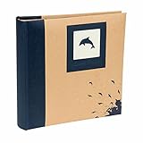 Álbum formato - cada página para 2 fotografías 7 x 5 "/13 x 18 cm, con espacio para escribir notas junto a cada uno.