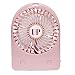 Produktbild Tragbarer Ventilator USB Mini Ventilator wiederaufladbar LED Licht mit Clip Kühler für Schreibtisch Bett Reisen Outdoor Camping rose