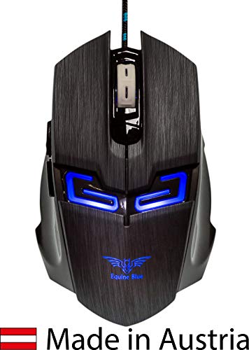 Preisvergleich Produktbild Equine Blue EB-BMP-07 Optical Gaming Maus Made in Austria