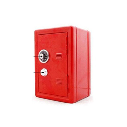 Preisvergleich Produktbild LEORX Spardosen Spardose Sparbüchse Metall Tresor mit Schlüssel