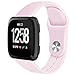 Price comparison product image ToLuLu For Fitbit Versa/Blaze Smart Watch!Candy Color Large/Small Soft TPU Wristband Bracelet For Fitbit Versa/Blaze Smart Soft Silicone Wrist Band Strap Bracelet -Pink -Large