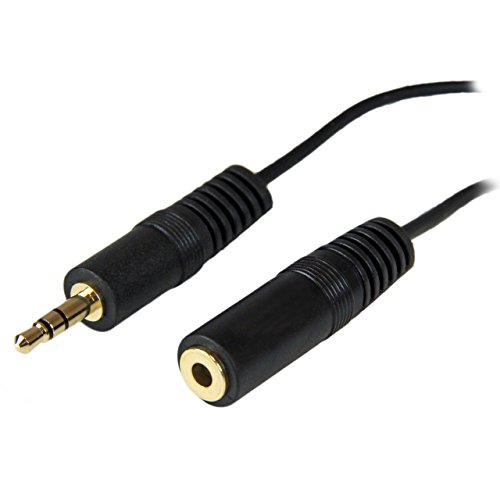StarTech.com MU12MF - Cable de extensión de audio estéreo de entrada de 3.5 mm (3.6 m) color negro