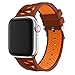 Produktbild Muium Armband Für Apple Watch 4/3/2/1 42 / 44mm, Sport Silikon Armband Active HR & Inspire (Braun)