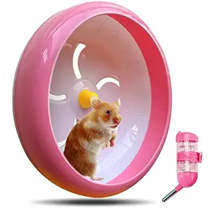 Hamster Wheel,Silent Hamster Wheel,Silent Spinner,Quiet Hamster Wheel,Super-Silent Hamster Exercise Wheel,Hidden steel bearing Silent Spinner Hamster Wheel for Hamsters,Gerbils, Mice,Small Pet 6.9in
