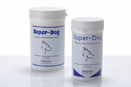 Super Dog Sviluppo Della Massa Muscolare Integratore In Polvere Per Cani 30 Grammi - 