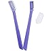 Lictin 4 Pcs Eyebrow Razor Trimmer Shaper Kit, Cheek Facial Hair Remover Women's Trimmer Shaving Grooming Kit with 24 Pcs Eyebrow Stencil Grooming Shaping Templates