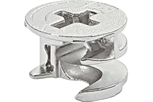 FIXIT HARDWARE 6 x Minifix 15 housing, without rim, for wood thickness 12 mm , Free Shipping