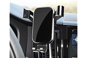 LSXEL Hållare för biltelefonen Kompatibel med volvo xc60 2018 2019 2020 2021 2022 2023 2024 Interna tillbehör Svart Mobiltele