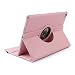Produktbild Tasche Hülle iPad Mini 4 , elecfan® 360°Grad Drehung Hülle für iPad mini 4 Ledertasche lederhülle Case Smart Cover Tasche Flip Case Cover mit Auto Wake up und Standfunktion für iPad mini 4 (iPad Mini 4, Rosa)