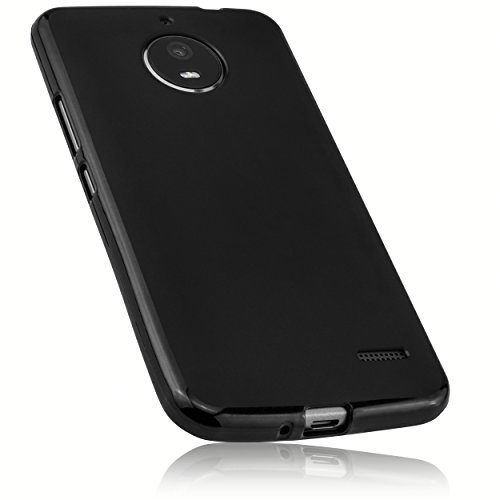 Preisvergleich Produktbild mumbi TPU Hülle kompatibel mit Lenovo Moto E4, schwarz