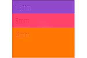 WISEBOM Manguito de Silicona para Sublimación 3Pcs, 3 Espesores para Tazas, Funda para Prensa Cricut, Colorido