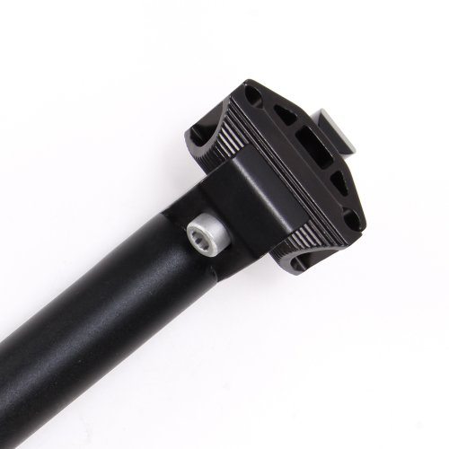 Alu Fahrrad Sattelstuetze 27,2 31,6MM Alu Sattelstuetze Sattelstange schwarz - 6