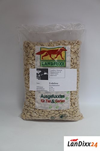 Preisvergleich Produktbild 2,5 Kg Erdnusskerne blanchiert, Top Vogelfutter