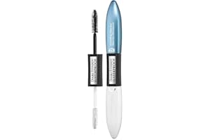 ‎L'OREAL PARIS L'Oréal Paris Mascara, Wasserfeste Wimperntusche und Primer für Mascara für lange Wimpern, Double Extension Waterproof, Schwarz, 12 ml