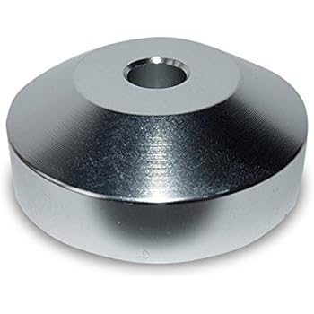 rpm adapter records for 45 Adapter 45 Adapter 7 45 Vinyl Record Insert Dome RPM (Silver   anodized Record  Aluminum  inch