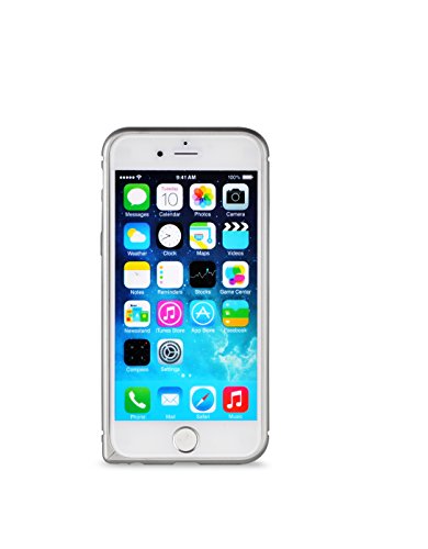 Original Binli Aluminium iPhone 6 / 6s Bumper Schutzhülle Hülle Hard Cover Back Case Tasche - von OKCS in Spacegray Grau