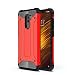 Produktbild LAGUI Hülle Geeignet für Xiaomi Pocophone F1, Stylisch Trend Handyhülle, Rugged TPU/PC Dual Layer Hybrid Outdoor Handyhülle, Anti-Scratch, Shockproof Schale. rot