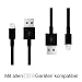 Produktbild iprotect Original 2X USB Ladekabel u Datenkabel für Apple iPhone SE, 5, 5s, 5c, 6, 6s, 6s Plus, iPod Touch 5G, iPad Mini 1+2, iPad 4, Air 1+2, iPod Nano 7G in Schwarz