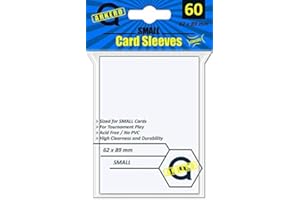 Arkero-G® Small Classic Card Sleeves Weiss/White (60 weiße Kartenhüllen) - Yu-Gi-Oh! japanische Größe