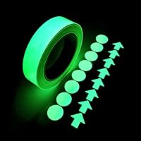 Ruban Adhésif Phosphorescent 15mmx10m - Brillant Dans Le Noir Pour Escaliers, Sécurité | Bande Fluorescente