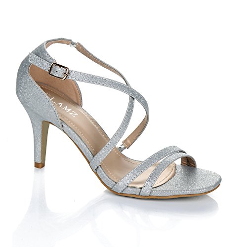 silver sandals size 3 uk